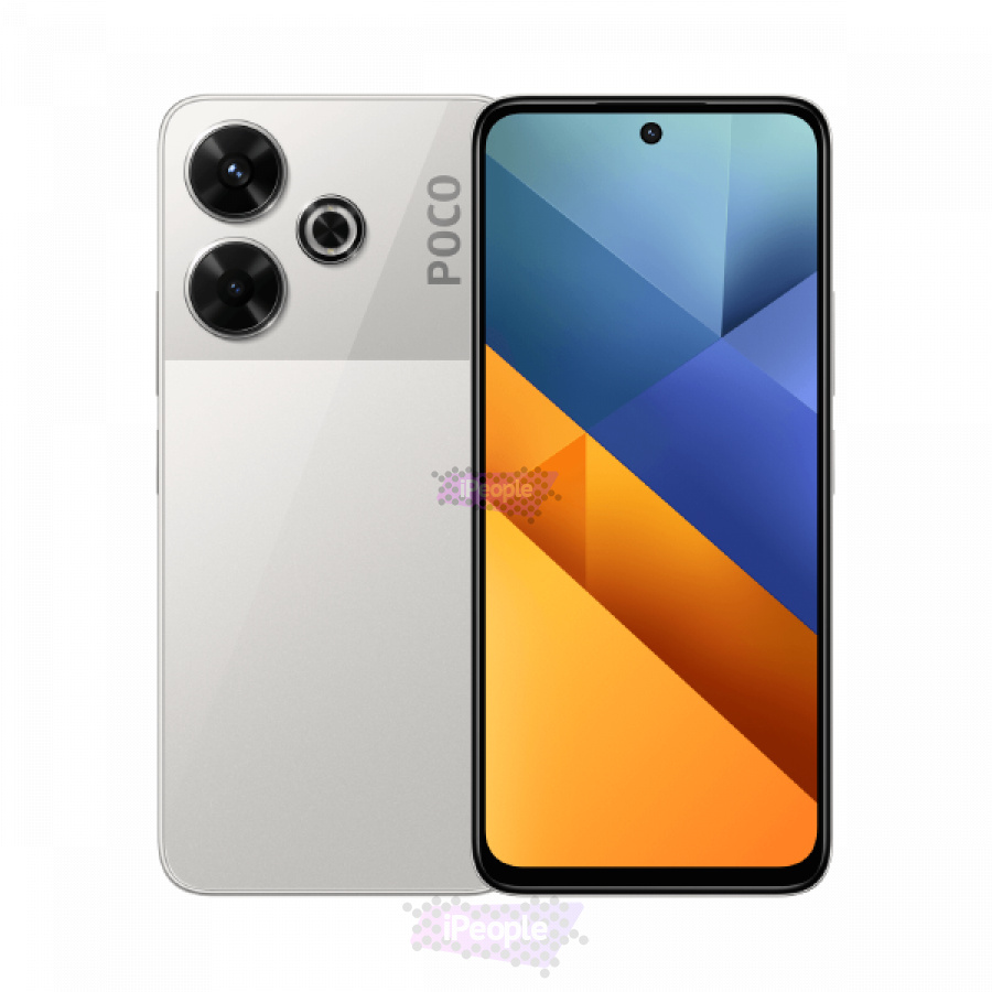 Фото Купить Смартфон Xiaomi Poco M6 8Gb/256Gb (Silver) Nano-Sim + Nano-Sim по низкой цене в Москве