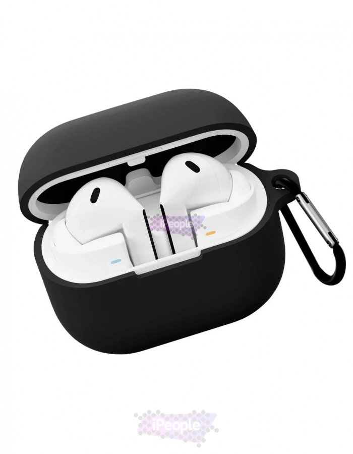 Фото Купить Чехол VLP Charm Case для Samsung Galaxy Buds 3/3 Pro (Чёрный) по низкой цене в Москве