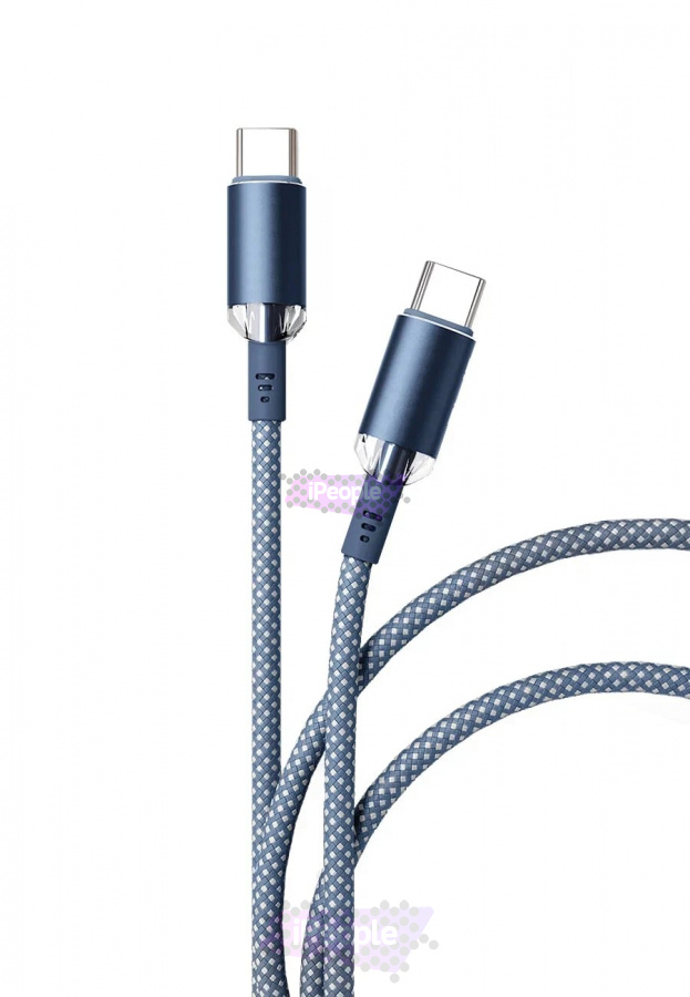 Фото Кабель VLP Diamond USB-C to USB-C 1.2м (Тёмно-синий), Тёмно-синий