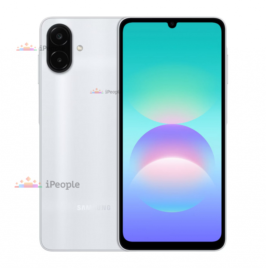 Фото Купить Смартфон Samsung Galaxy A08 4Gb/64Gb (Silver) SM-A085 (Nano-Sim + Nano-Sim) по низкой цене в Москве
