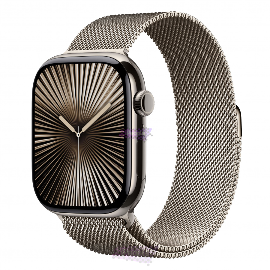 Фото Купить Apple Watch Series 10 <br>46 мм Titanium «Natural» with Milanese Loop M/L «Natural» по низкой цене в Москве
