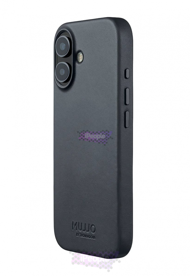 Фото Купить Чехол Mujjo Leather with MagSafe для iPhone 17 (Basalt) по низкой цене в Москве