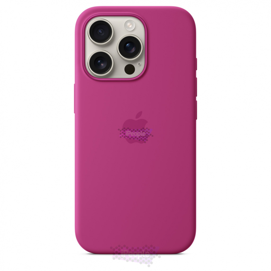 Фото Купить Чехол Apple Silicone Case with MagSafe для iPhone 16 Pro (Fuchsia) по низкой цене в Москве