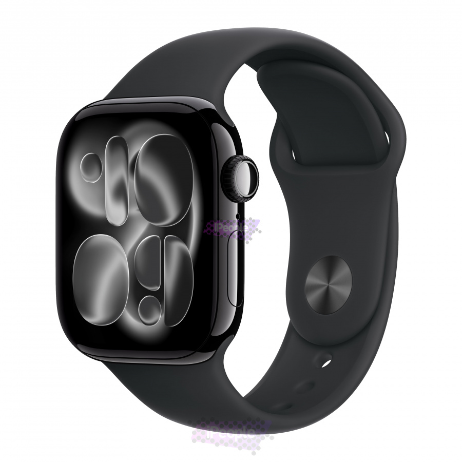 Фото Купить Apple Watch Series 11 <br>42 мм Корпус из алюминия «Jet Black» Спортивный ремешок S/M «Black» по низкой цене в Москве