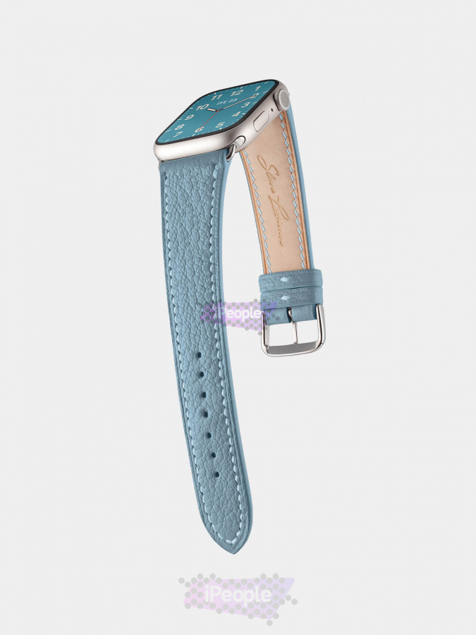 Фото Купить Ремешок Slava Larionov Classic для Apple Watch 40 / 41 / 42 мм (Blue) по низкой цене в Москве