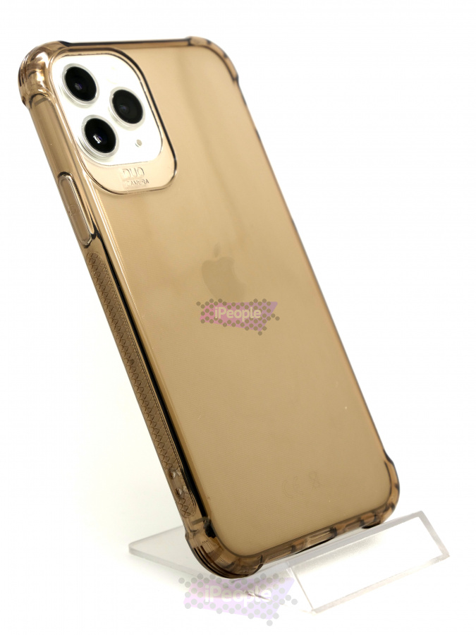 Фото Силиконовый чехол с защитой углов для iPhone 11 Pro, Тёмно-коричневый