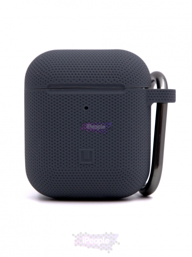 Фото Чехол UAG Dot Silicone с карабином для AirPods 1/2 (Чёрный), Чёрный