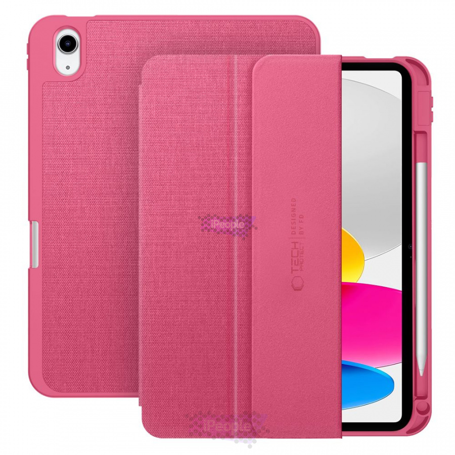 Фото Купить Чехол Tech-Protect SC PEN Canvas для iPad 10/11 (Малиновый) по низкой цене в Москве
