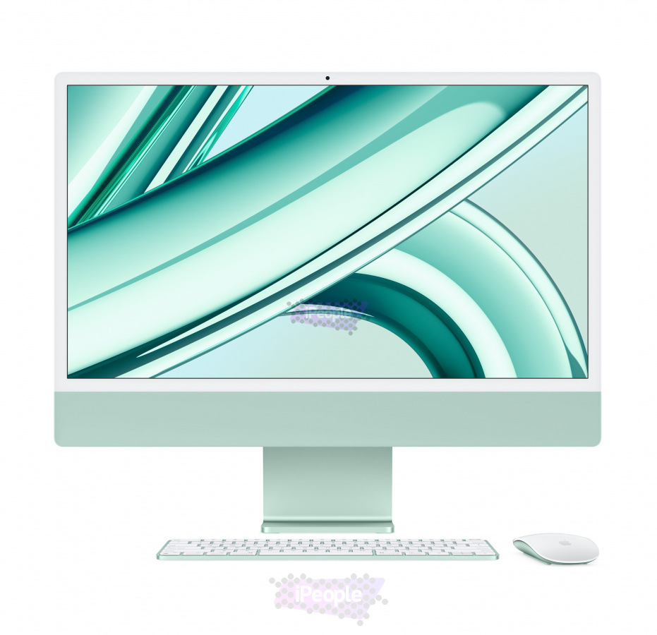 Фото Купить Apple iMac 24″ M3 (8/8cores)/8Gb/256Gb Green (MQRA3) по низкой цене в Москве