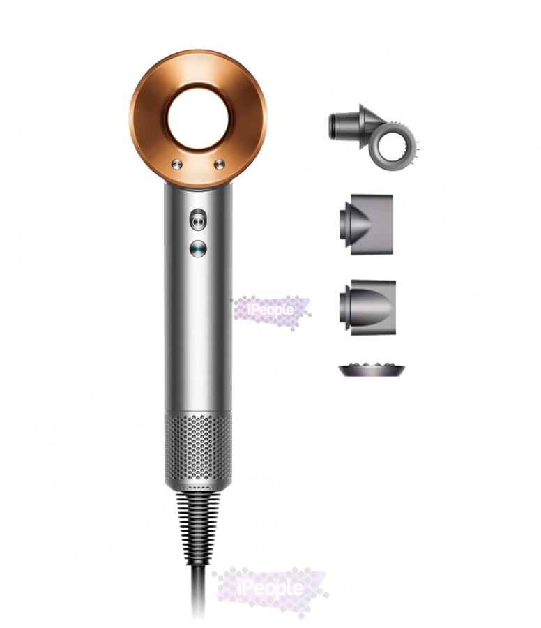 Фото Купить Фен Dyson Supersonic HD15 Nickel/Copper (4 насадки) по низкой цене в Москве