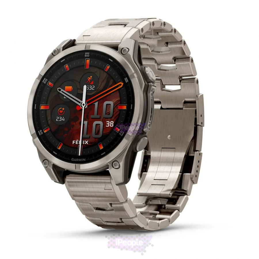 Фото Купить Умные часы Garmin Fenix 8 Amoled 47 мм, Sapphire, Titanium with Vented titanium bracelet (010 - 02904 - 40) по низкой цене в Москве