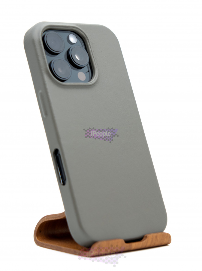 Фото Купить Чехол uBear Capital Leather Mag case для iPhone 16 Pro Серый по низкой цене в Москве