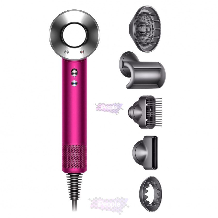 Фото Купить Фен Dyson Supersonic HD07 Fuchsia/Nickel (5 насадок) по низкой цене в Москве