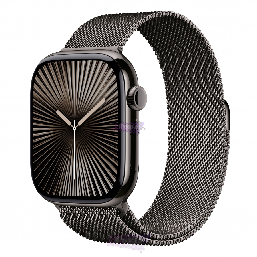 Фото Купить Apple Watch Series 10 <br>46 мм Titanium «Slate» with Milanese Loop S/M «Slate» по низкой цене в Москве
