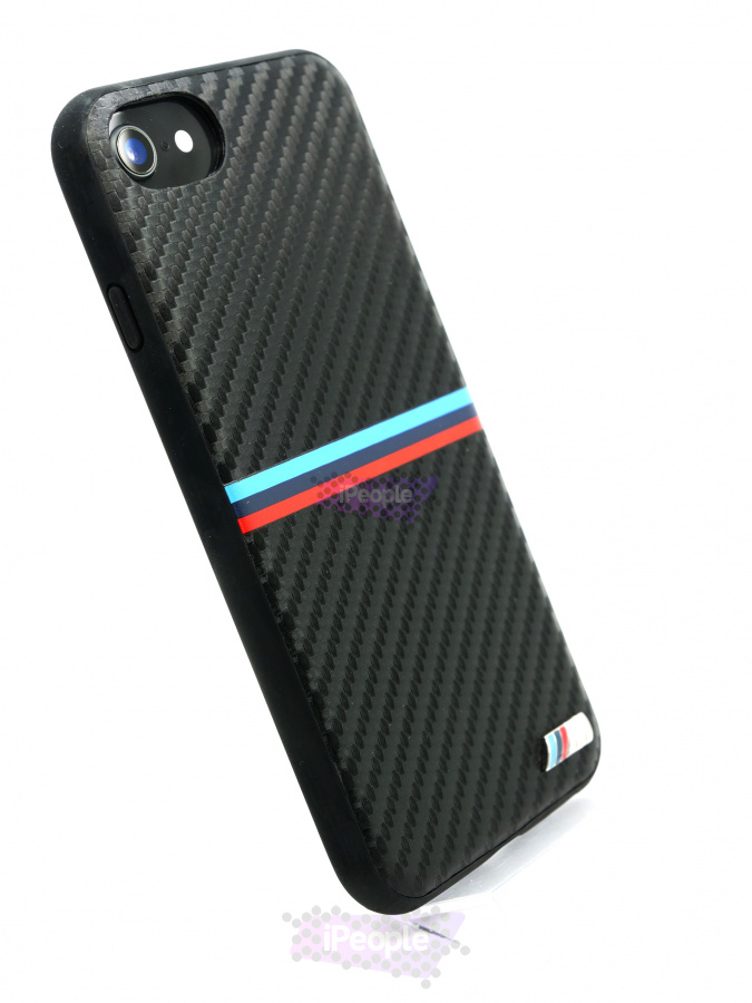 Фото Чехол BMW M Collection Carbon для iPhone 8 / 7, Чёрный
