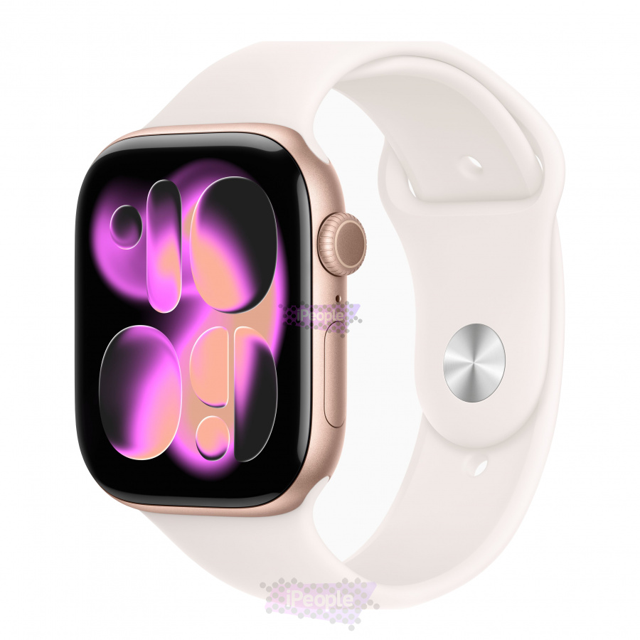 Фото Купить Apple Watch Series 11 <br>46 мм Корпус из алюминия «Rose Gold» Спортивный ремешок S/M «Light Blush» по низкой цене в Москве
