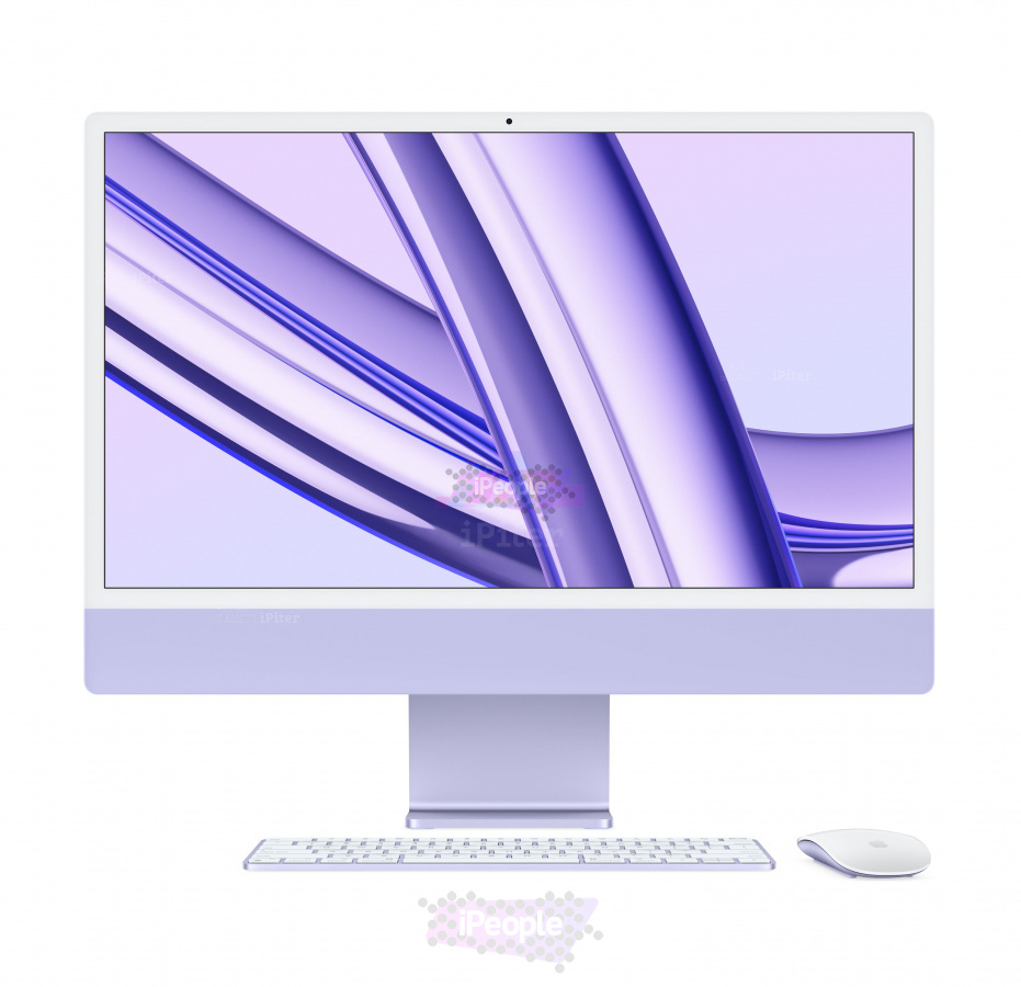 Фото Купить Apple iMac 24″ M3 (8/10cores)/16Gb/2Tb Purple (Z19W000BS) по низкой цене в Москве