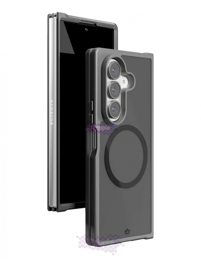 Фото Купить Чехол VLP Moon Case для Samsung Galaxy Z Fold 7 (Прозрачный) по низкой цене в Москве