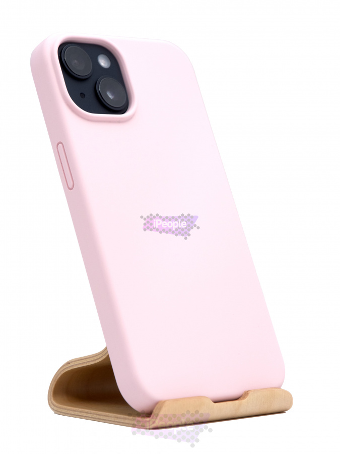 Фото Чехол VLP Silicone case with MagSafe для iPhone 14, Бледно-розовый
