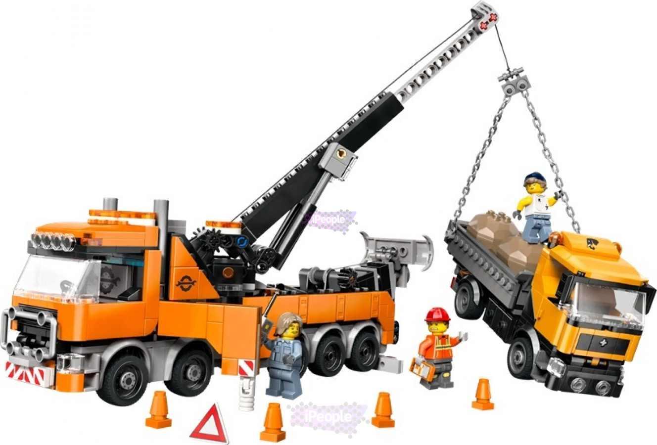 Фото Купить LEGO City 60467 Тяжелый эвакуатор с краном по низкой цене в Москве