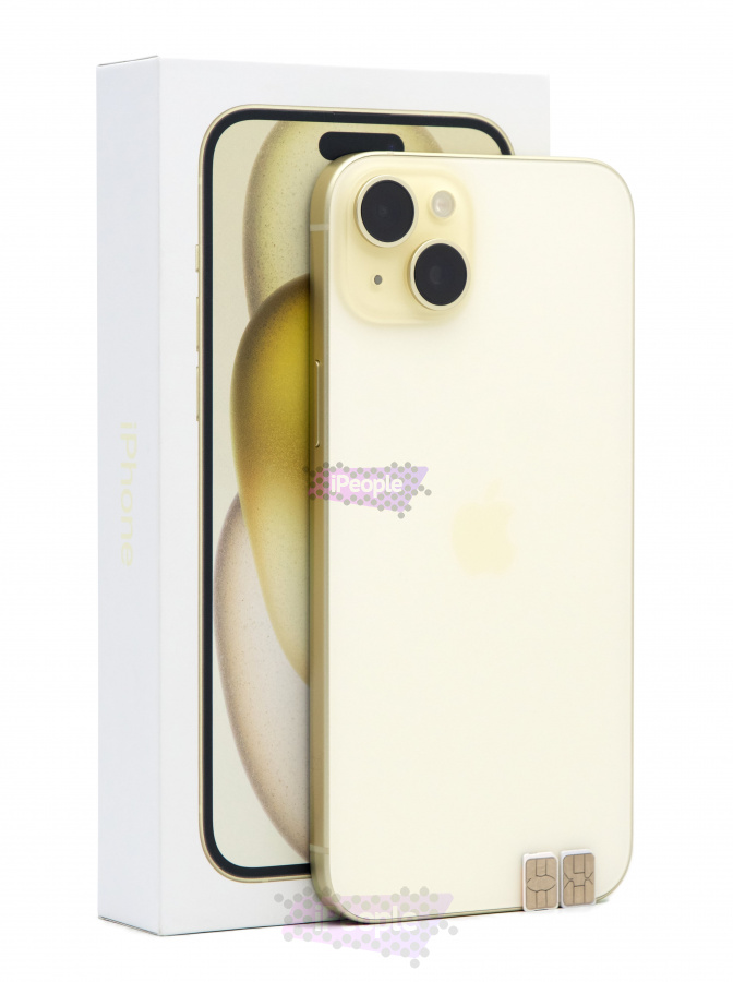 Фото Купить Apple iPhone 15 Plus 128Gb <br> Yellow (Желтый) Nano-Sim + Nano-Sim по низкой цене в Москве