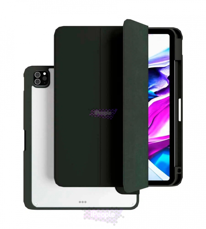 Фото Купить Чехол VLP Split Folio для iPad Pro (M4/M5) 11'' (Тёмно-зелёный) по низкой цене в Москве