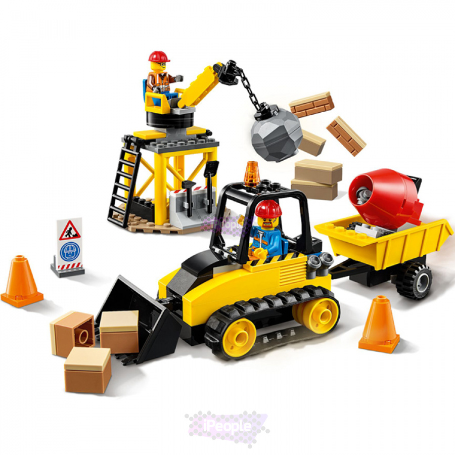 Фото Купить Конструктор LEGO City 60252 Строительный бульдозер по низкой цене в Москве