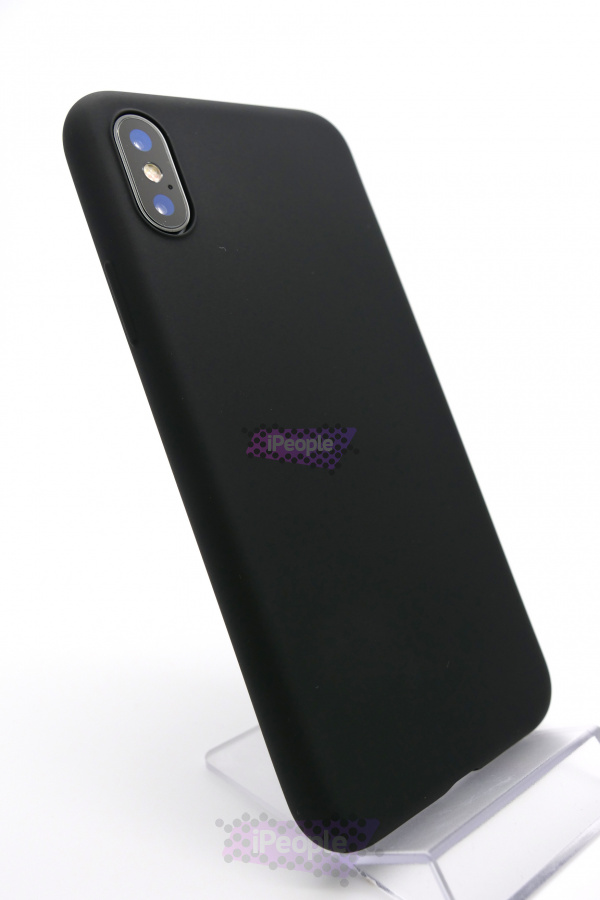 Фото Накладка матовая Jcase для iPhone X, Чёрный