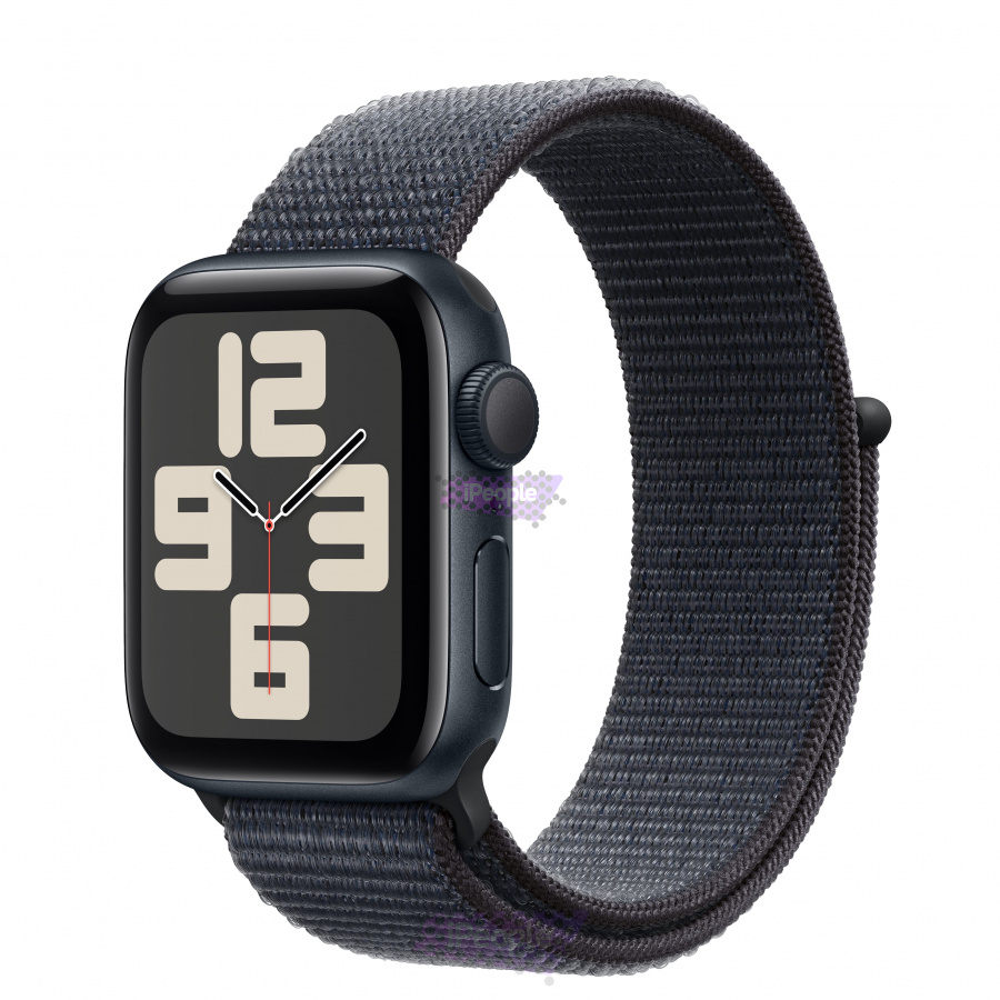 Фото Купить Apple Watch SE (2024) <br>40 мм Корпус из алюминия «Midnight» Спортивная петля «Ink» по низкой цене в Москве