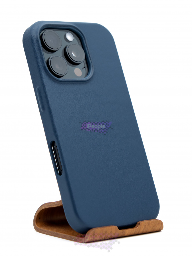 Фото Купить Чехол uBear Capital Leather Mag case для iPhone 16 Pro Синий по низкой цене в Москве