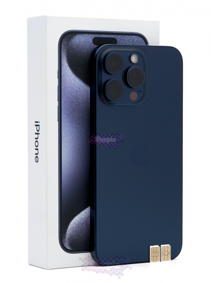 Фото Купить Apple iPhone 15 Pro Max 1Tb <br> Blue Titanium (Синий титан) Nano-Sim + Nano-Sim по низкой цене в Москве