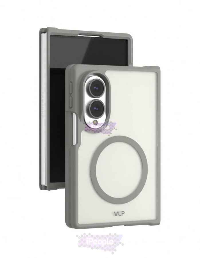 Фото Купить Чехол VLP Moon Case для Samsung Galaxy Z Fold 8 (Графитовый) по низкой цене в Москве