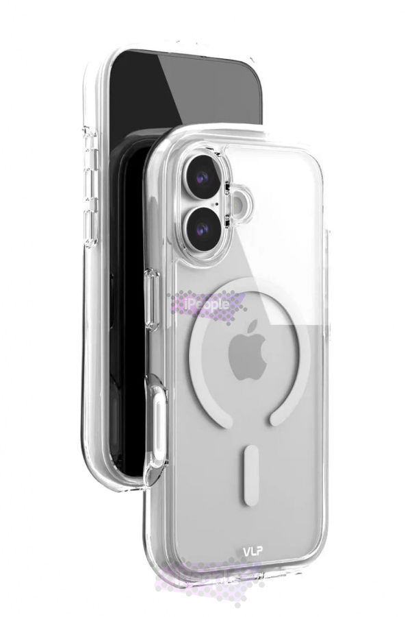 Фото Купить Чехол VLP Bubble case with MagSafe для iPhone 17 (Белый) по низкой цене в Москве