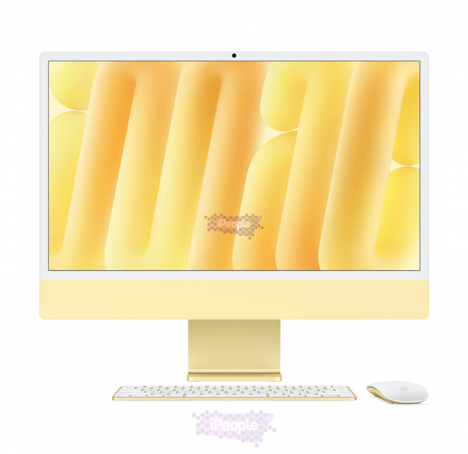 Фото Купить Apple iMac 24″ M4 (10/10cores)/16Gb/512Gb Yellow (Z1EL) по низкой цене в Москве