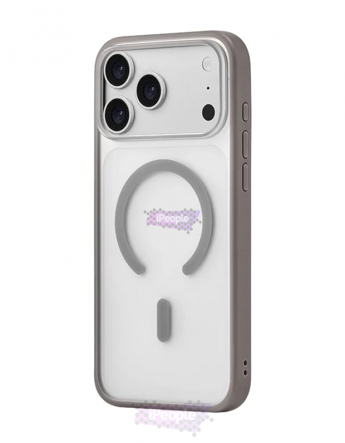 Фото Купить Чехол uBear Cloud case with MagSafe для iPhone 18 Pro (Серый) по низкой цене в Москве