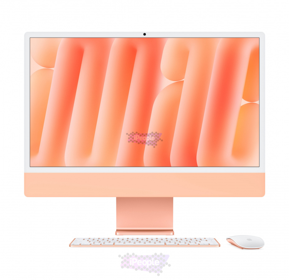 Фото Купить Apple iMac 24″ M4 (10/10cores)/24Gb/512Gb Orange (Z1K8) по низкой цене в Москве