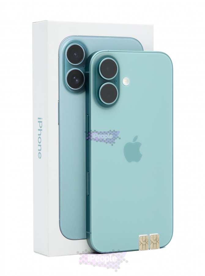 Фото Купить Apple iPhone 16 512Gb <br> Teal (Бирюзовый) Nano-Sim + Nano-Sim по низкой цене в Москве