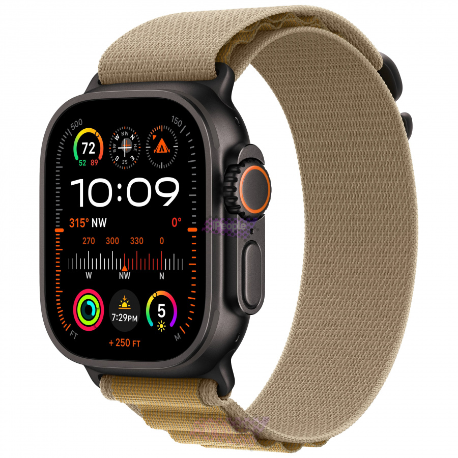 Фото Купить Apple Watch Ultra 2 <br>49 мм «Black Titanium» Case with Tan Alpine Loop S по низкой цене в Москве
