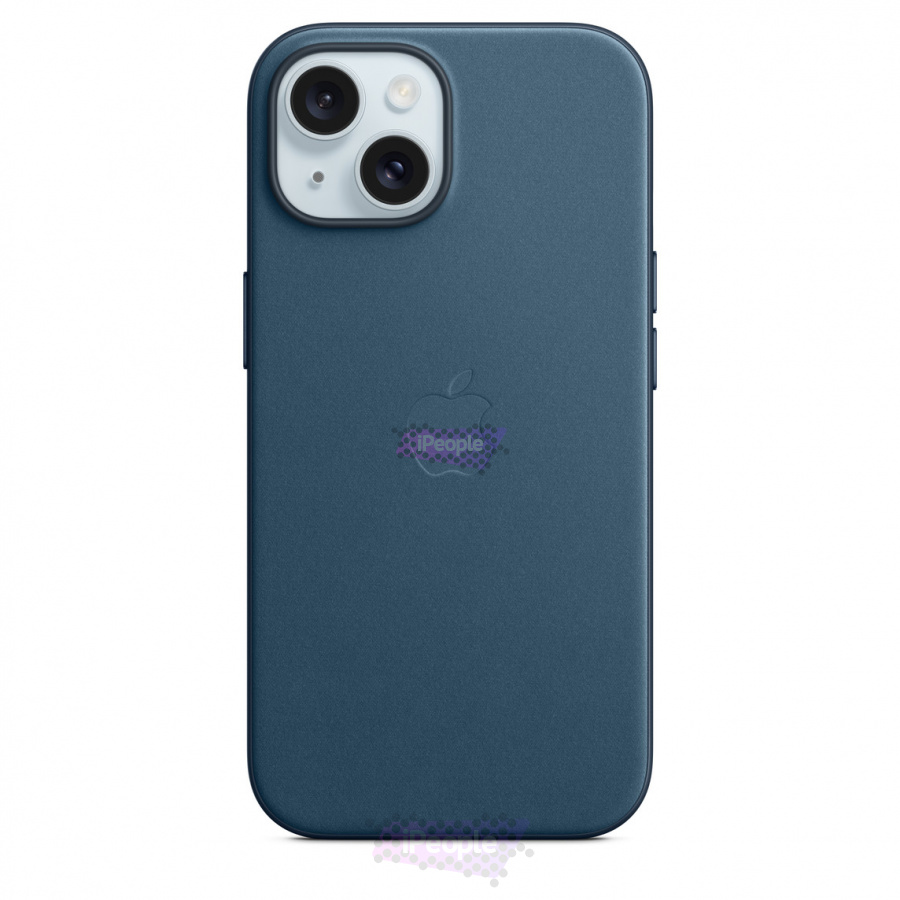 Фото Купить Чехол Apple FineWoven Case with MagSafe для iPhone 15 MT3G3 (Тёмно-синий) по низкой цене в Москве