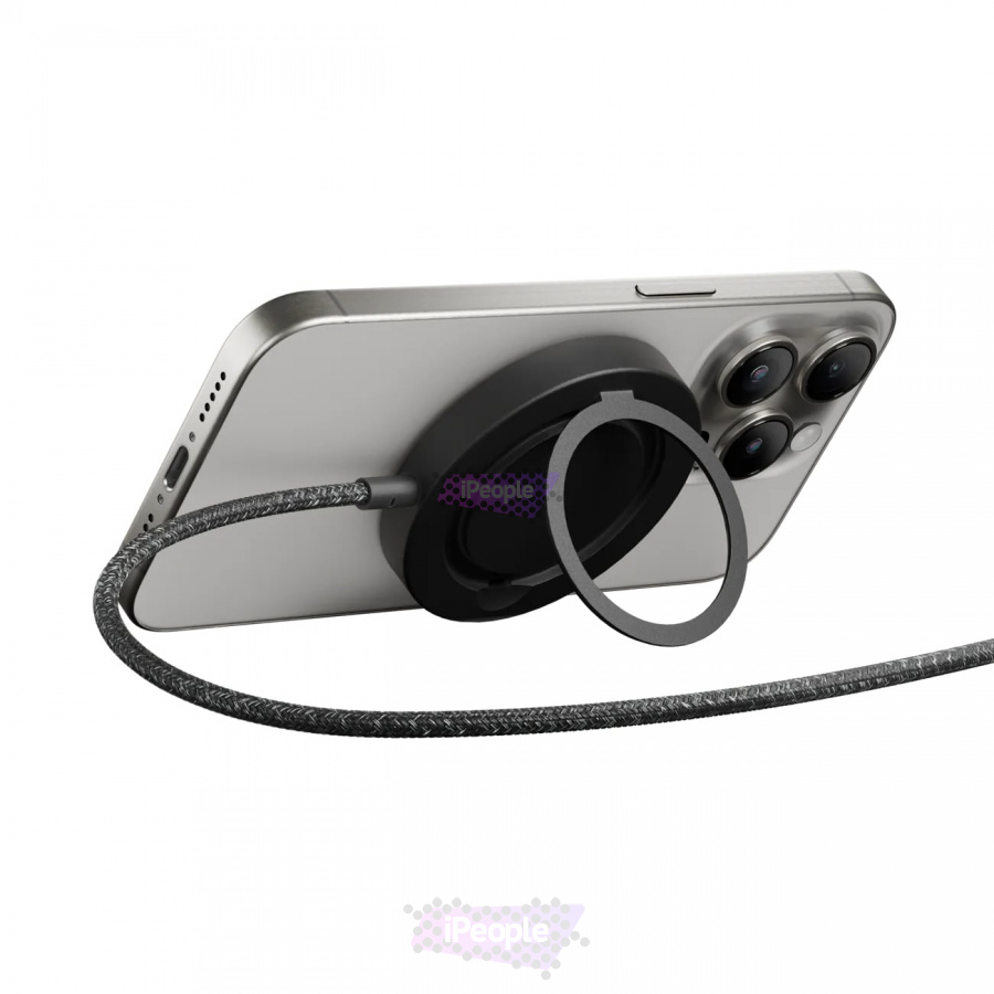 Фото Кабель Плетёный Native Union Snapstand Magnetic Wireless Charger 1.5м (Black), Black