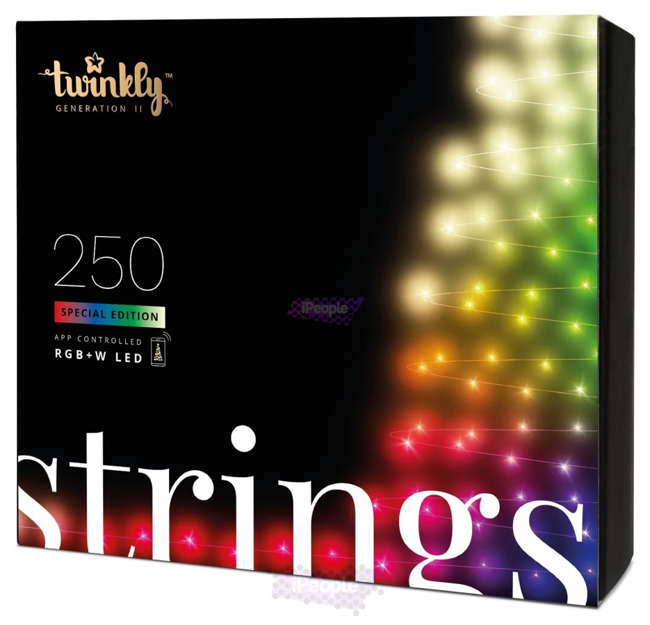 Фото Купить Умная гирлянда Twinkly Strings 250 LED Multicolor + White (TWS250SPP-TEU) по низкой цене в Москве