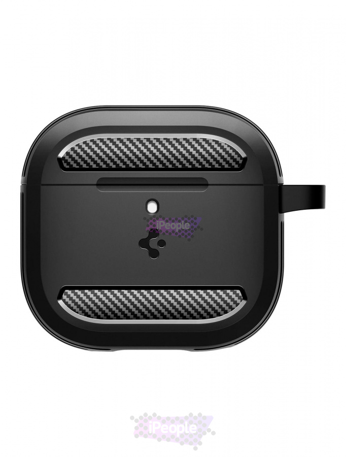 Фото Купить Чехол Spigen Rugged Armor для AirPods 4 (Чёрный) по низкой цене в Москве