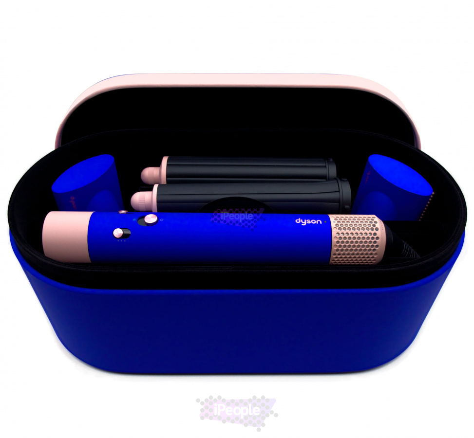 Фото Купить Стайлер Dyson Airwrap Complete Long HS05 Blue/Blush (6 насадок) по низкой цене в Москве