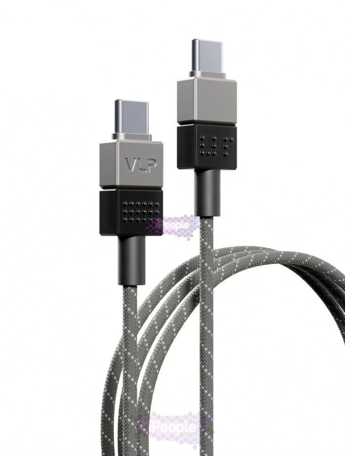 Фото Кабель VLP NEO USB-C to USB-C 1.5м 100W (Phantom), Phantom Black