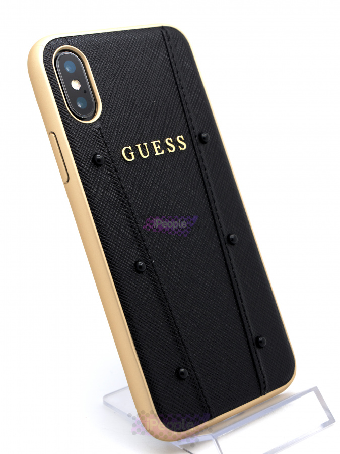 Фото Чехол Guess для iPhone XS / X, Чёрный