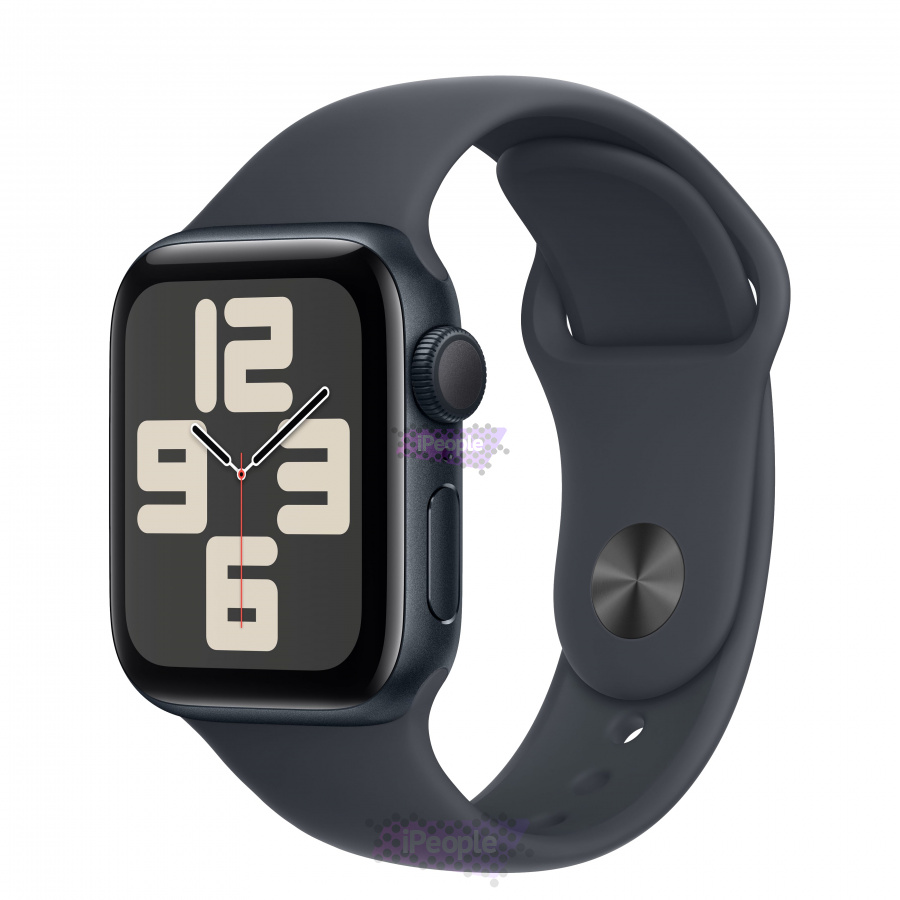 Фото Купить Apple Watch SE (2024) <br>40 мм Корпус из алюминия «Midnight» Спортивный ремешок M/L «Midnight» по низкой цене в Москве