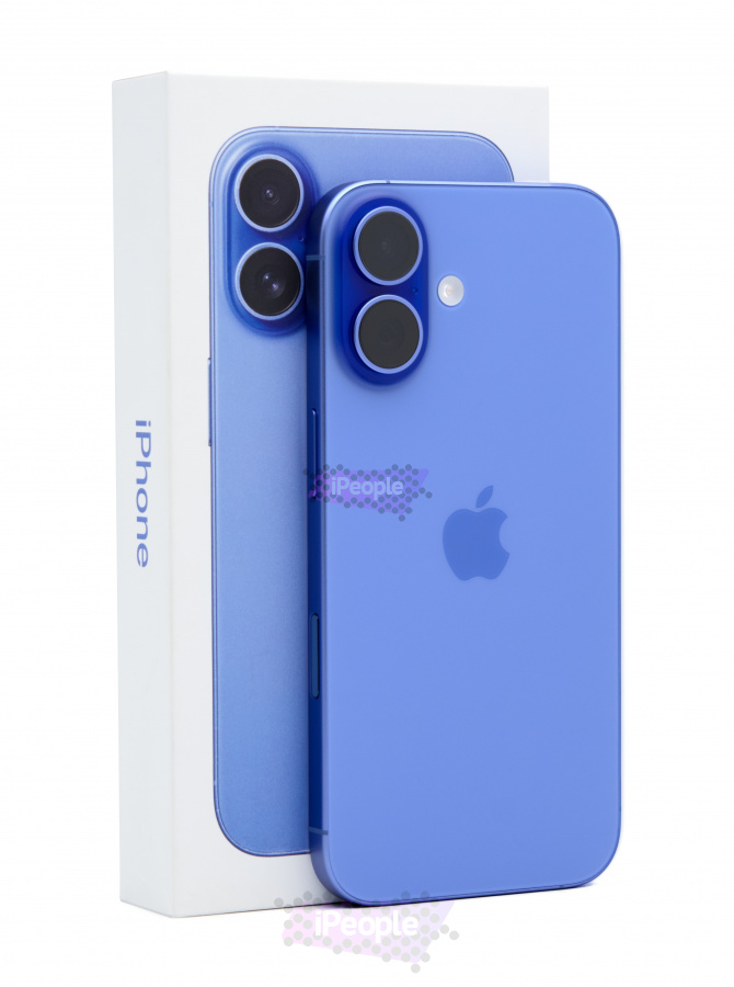Фото Купить Apple iPhone 16 256Gb <br> Ultramarine (Ультрамарин) Nano-sim + eSim по низкой цене в Москве