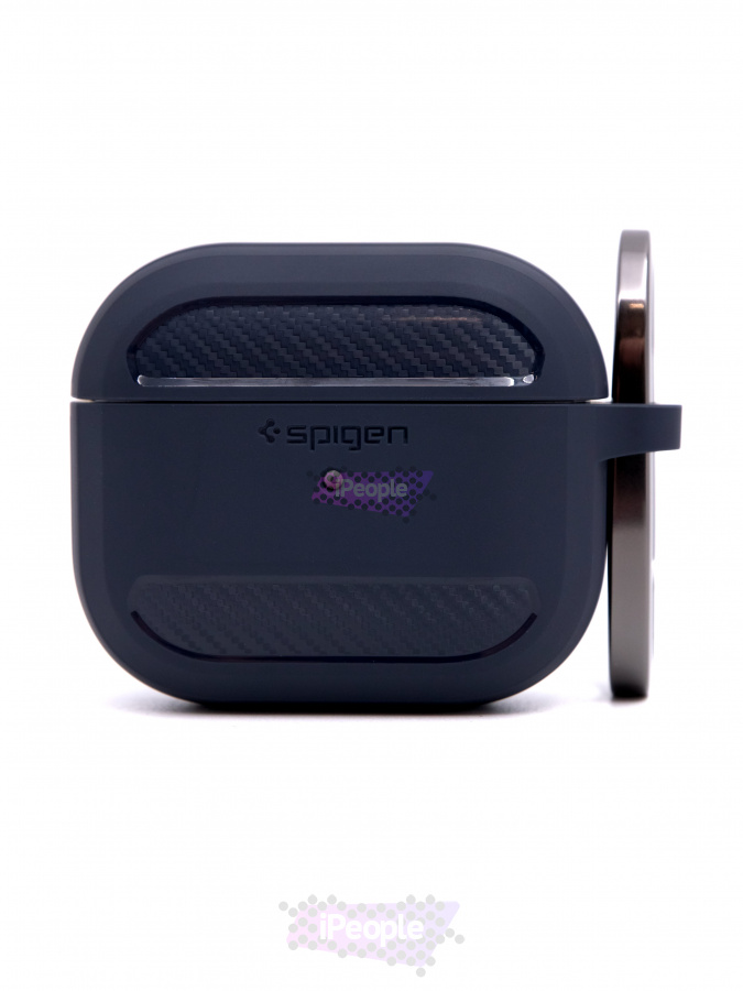 Фото Купить Чехол Spigen Rugged Armor с карабином для AirPods 3 по низкой цене в Москве