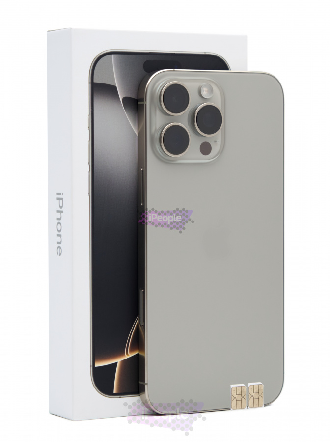 Фото Купить Apple iPhone 16 Pro Max 256Gb <br> Natural Titanium (Природный титан) Nano-Sim + Nano-Sim по низкой цене в Москве