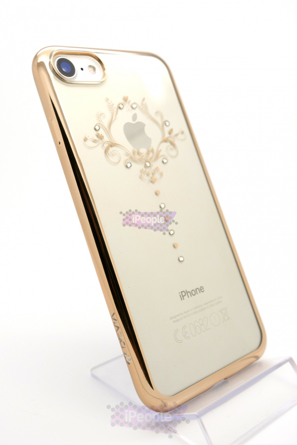 Фото Чехол Devia Crystal Iris Soft Case для iPhone 8 / 7, Золотой